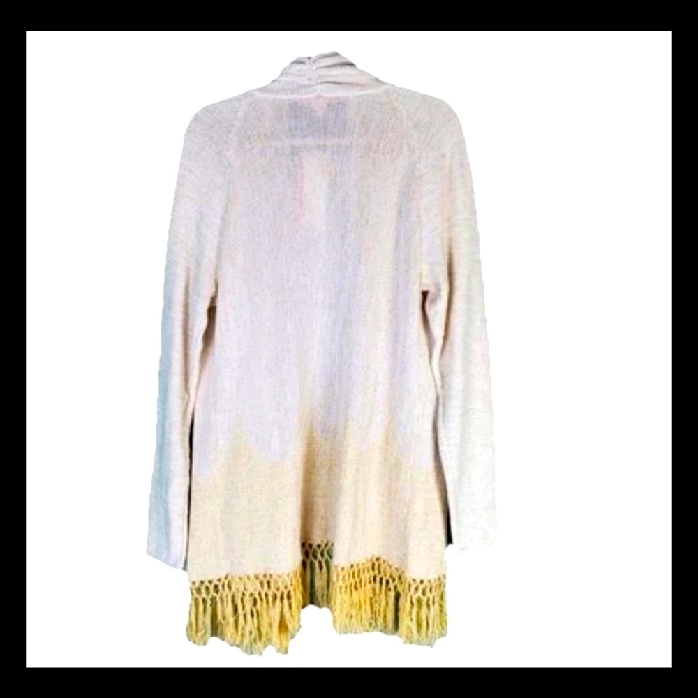 Lilly Pulitzer Tatum Long Fringe Hem Cardigan Size XL - Picture 3 of 6